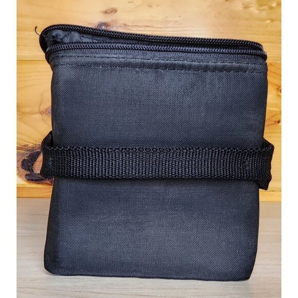 Vintage GEMINI 12 CD Carrying Case Black Nylon Strap Storage Logic 1993 Made USA - Picture 12 of 15